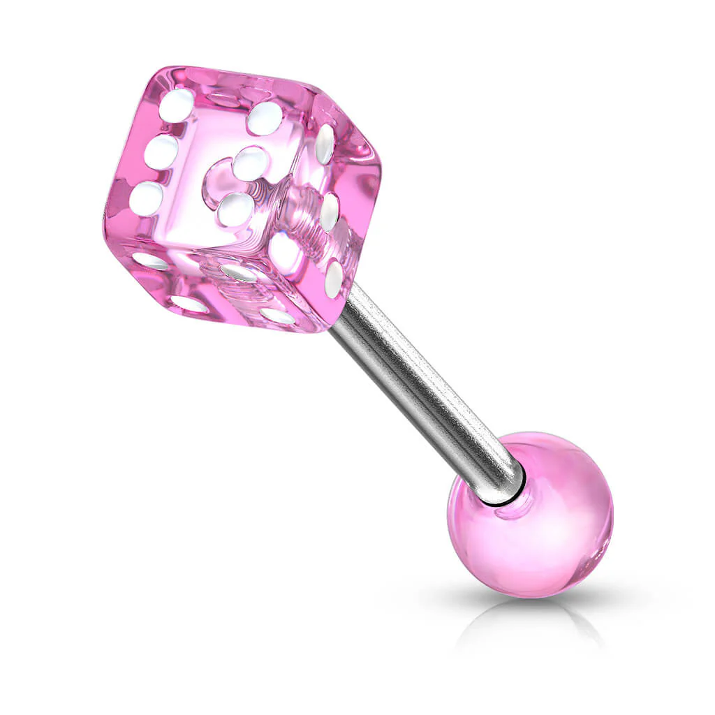 Zungenpiercing Acryl Würfel - Image 10