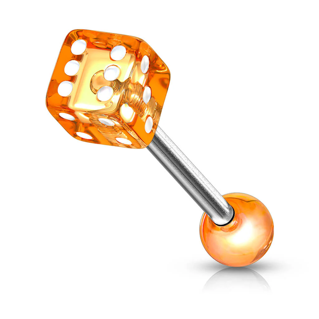 Zungenpiercing Acryl Würfel - Image 9