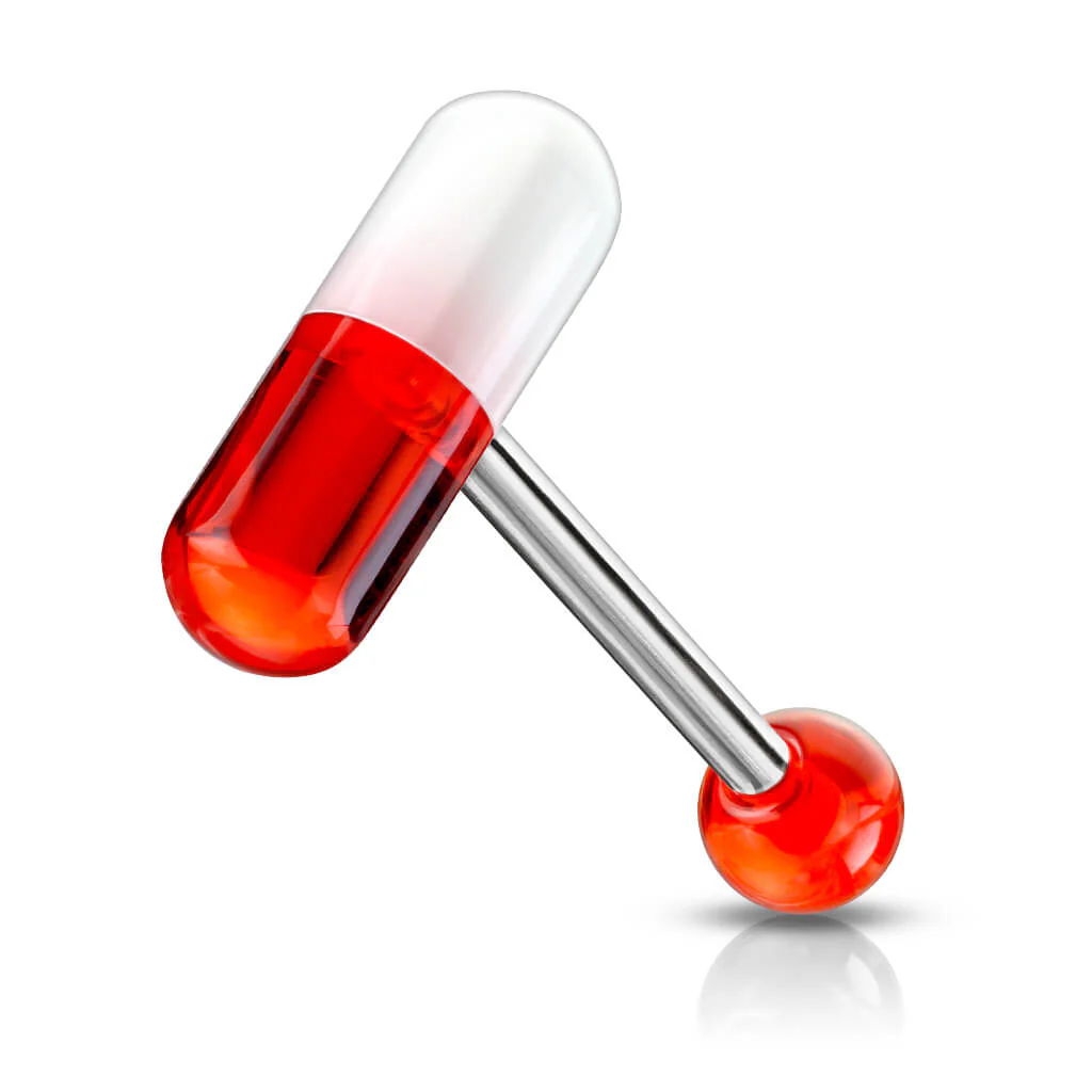 Zungenpiercing Acryl Pille - Image 10