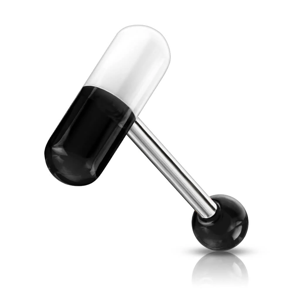 Zungenpiercing Acryl Pille - Image 8