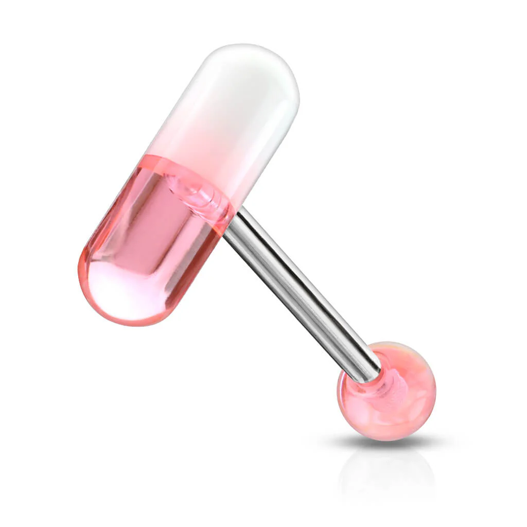 Zungenpiercing Acryl Pille - Image 9