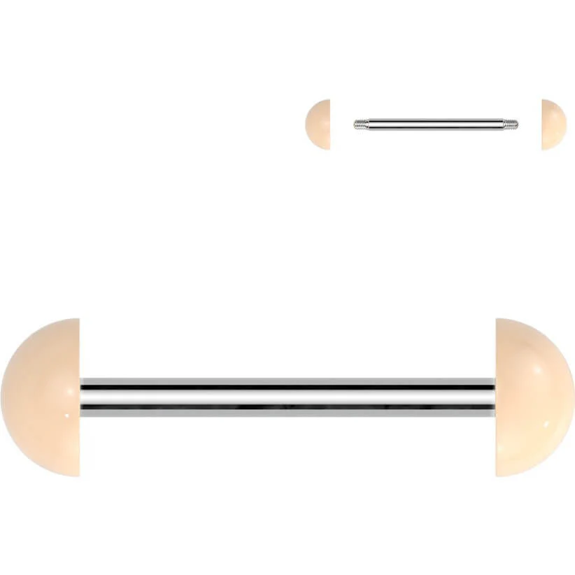 Zungenpiercing Acryl leuchtende Kugel - Image 3