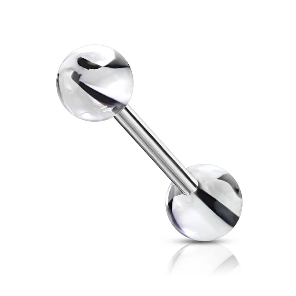 Barbell Acryl Marmor Muster Kugel  - Image 8