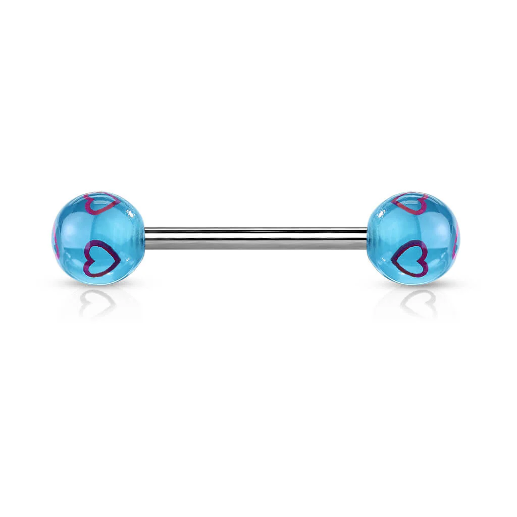 Barbell Acryl Kugel Herz - Image 5