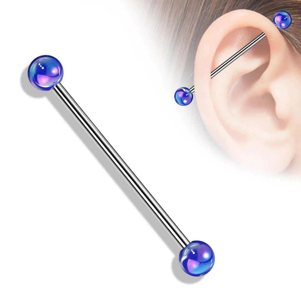 Industrial Barbell Acryl Metall beschichtet Kugel - Image 4