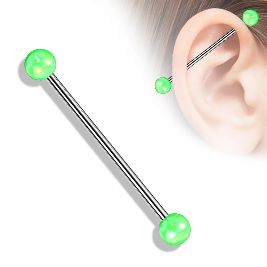 Industrial Barbell Acryl Metall beschichtet Kugel - Image 5