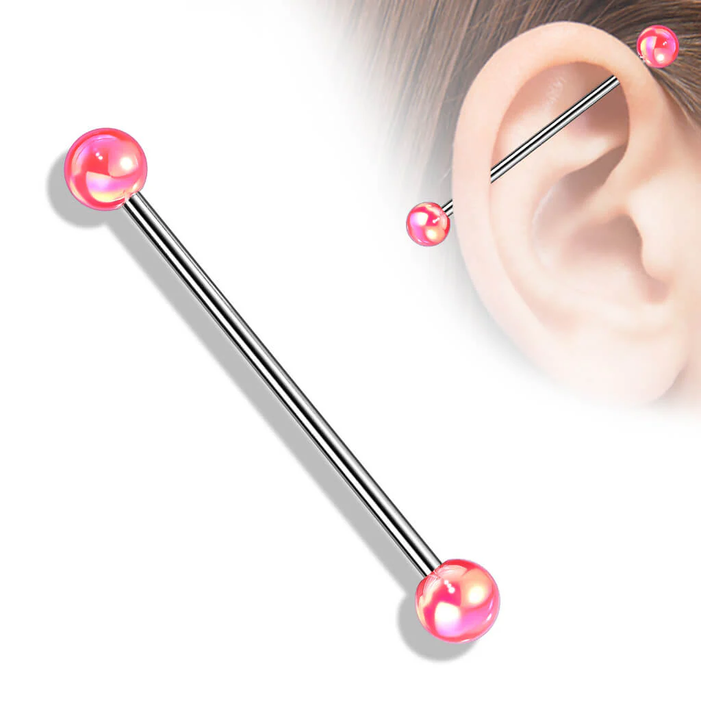 Industrial Barbell Acryl Metall beschichtet Kugel - Image 7