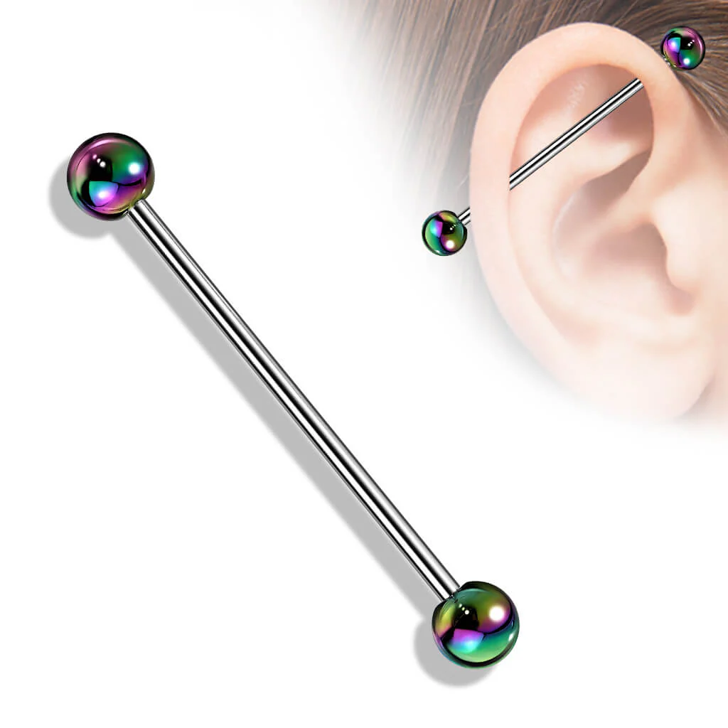 Industrial Barbell Acryl Metall beschichtet Kugel - Image 9