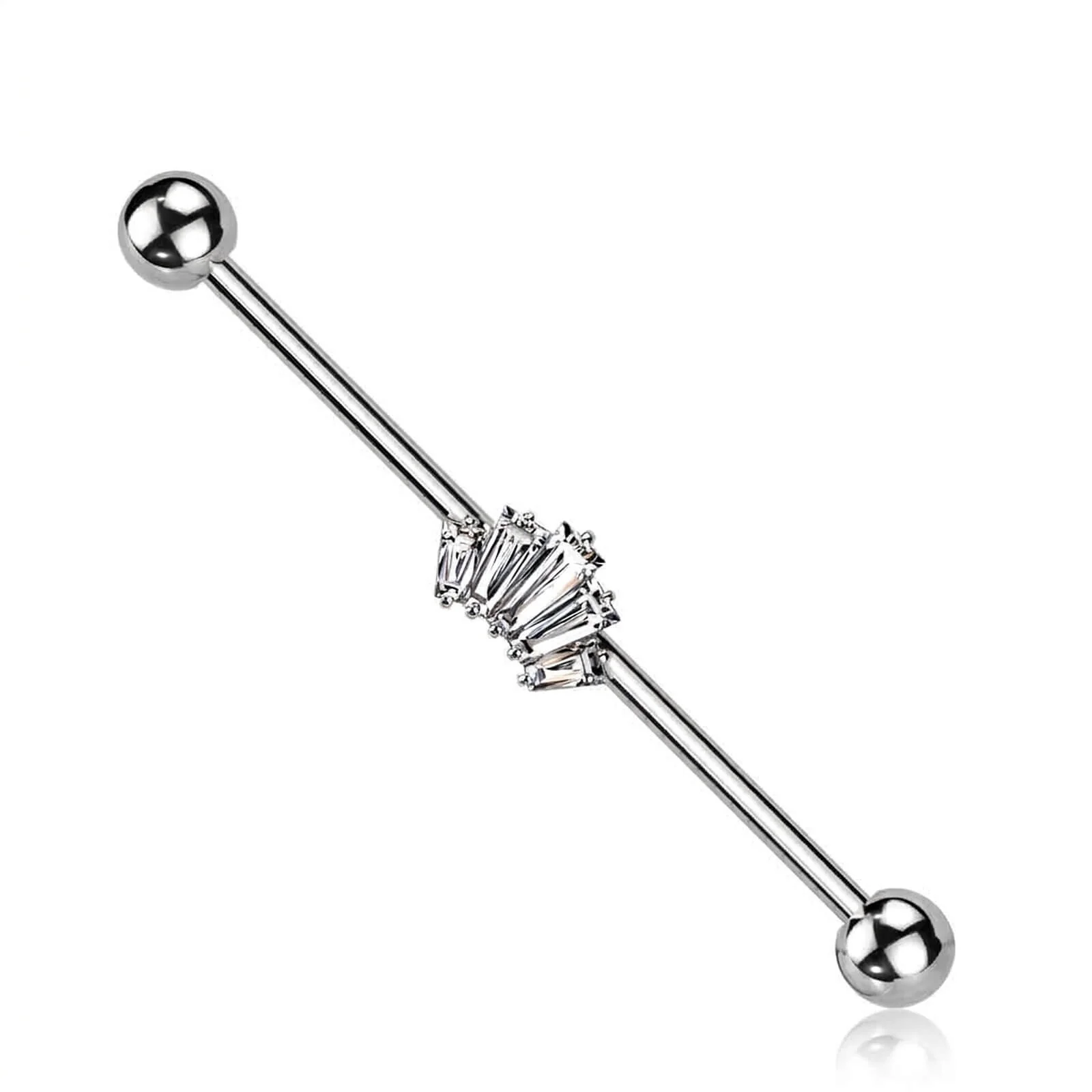 Industrial Barbell Krone Zirkonia - Image 2