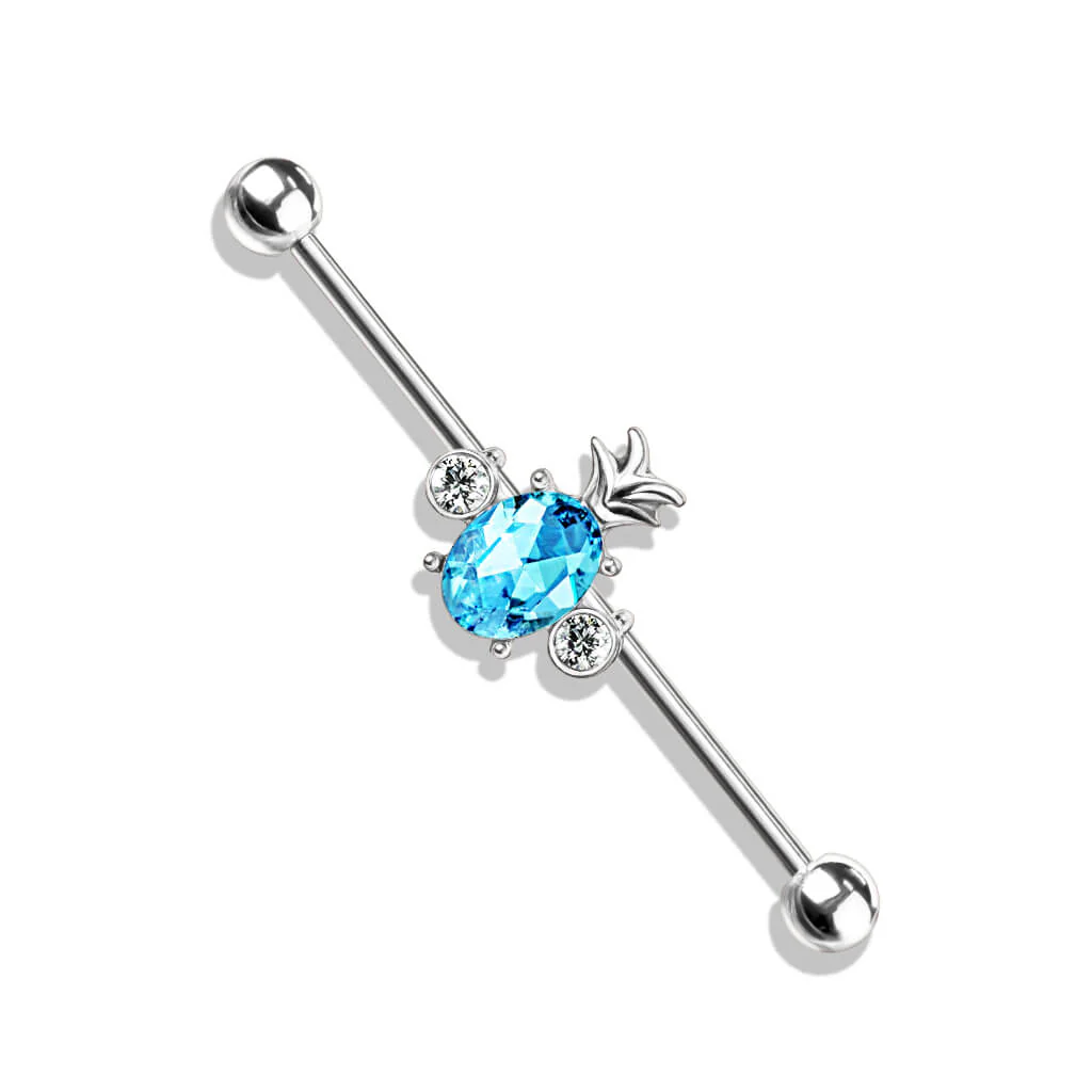 Industrial Barbell Ananas Zirkonia - Image 6