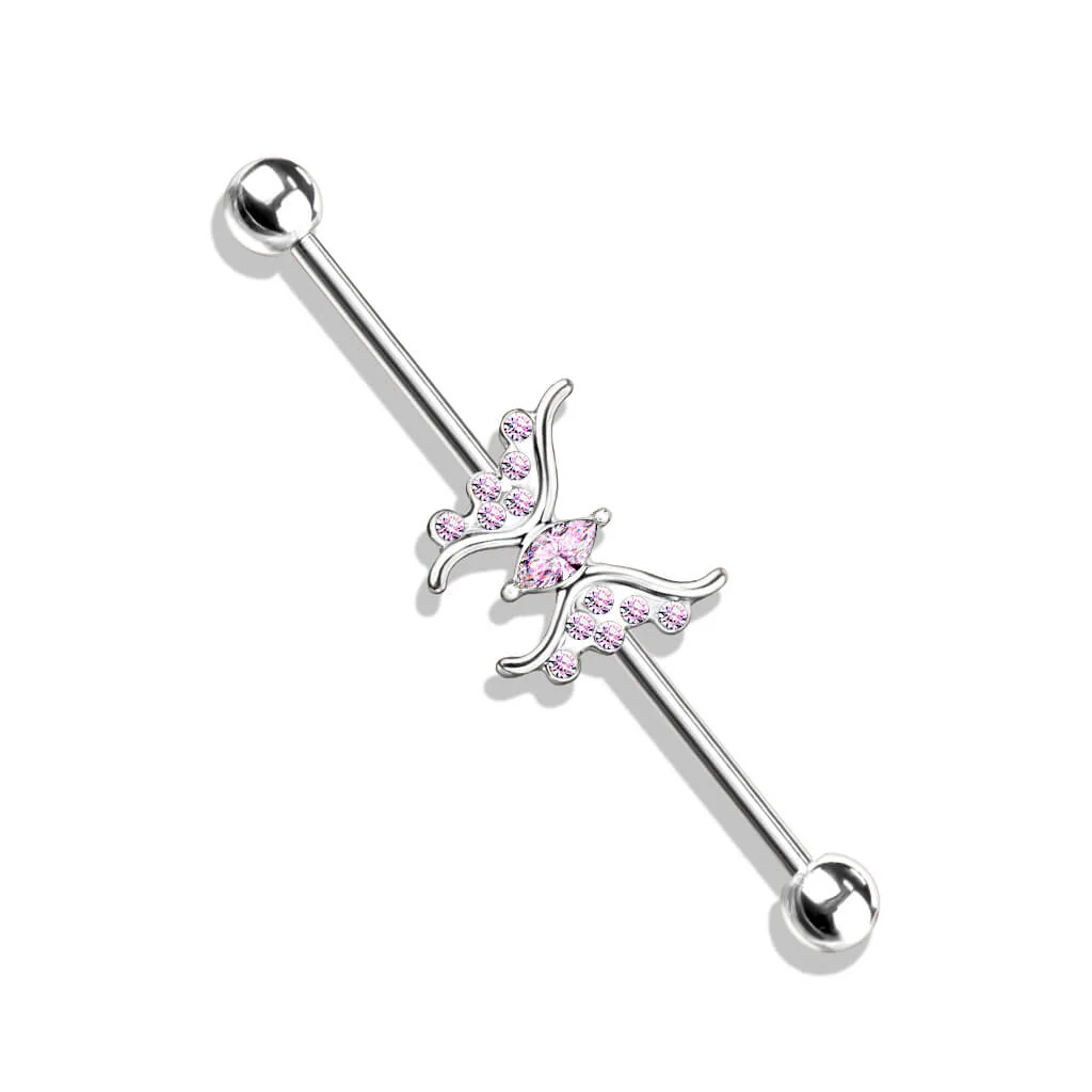 Industrial Barbell Schmetterling Zirkonia - Image 6