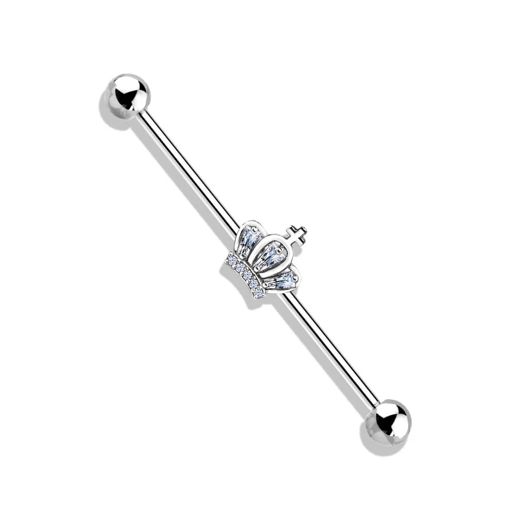 Industrial Barbell Krone Zirkonia - Image 2