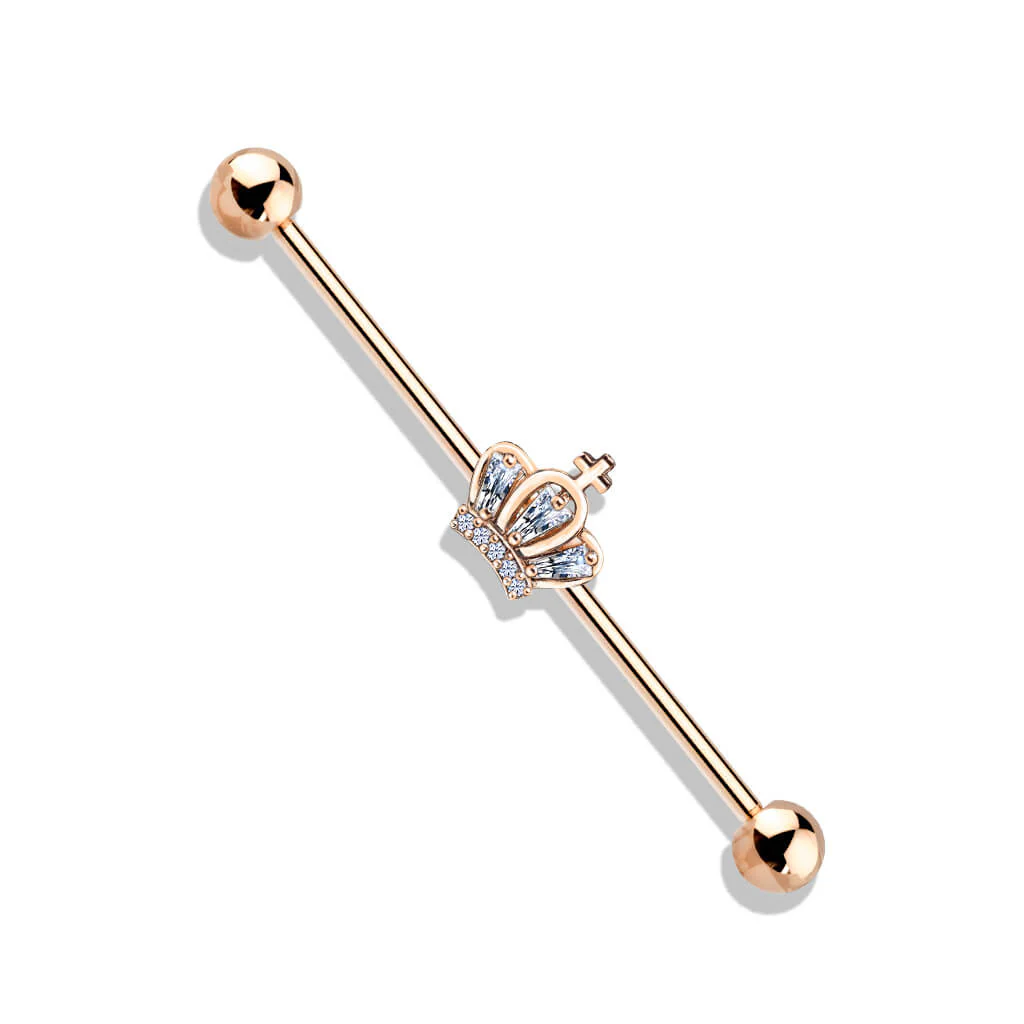 Industrial Barbell Krone Zirkonia - Image 7