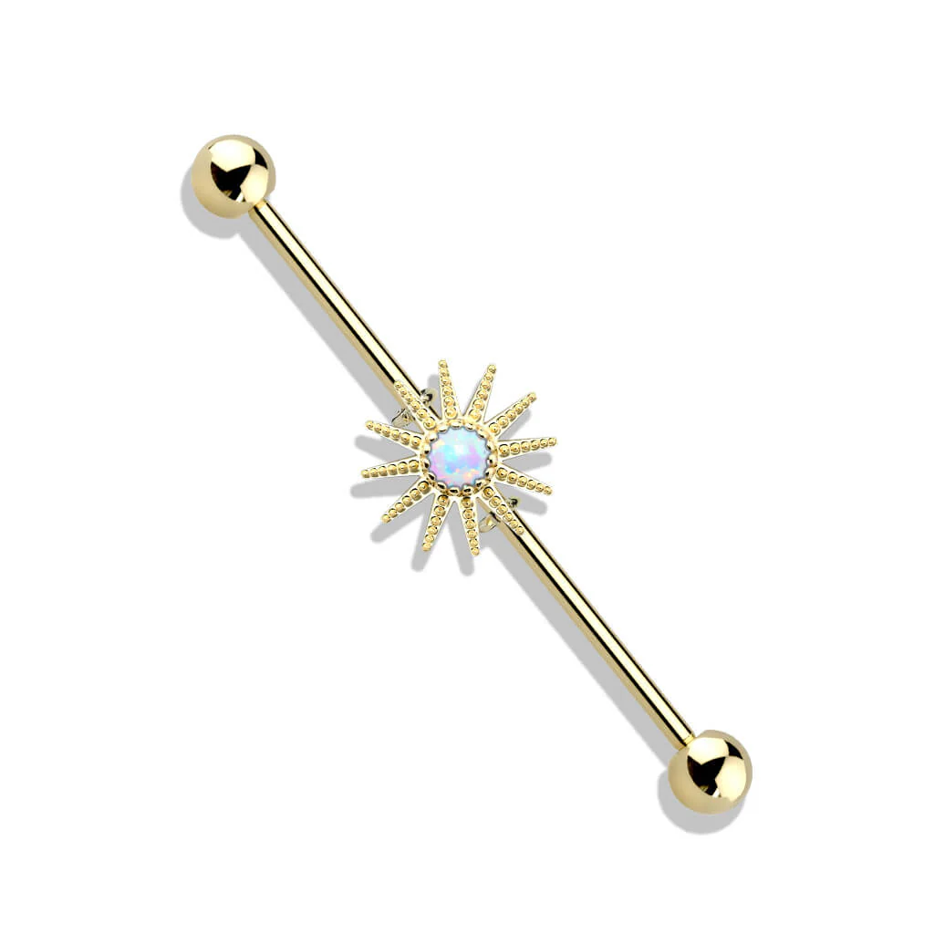 Industrial Barbell Sonne Zirkonia - Image 2