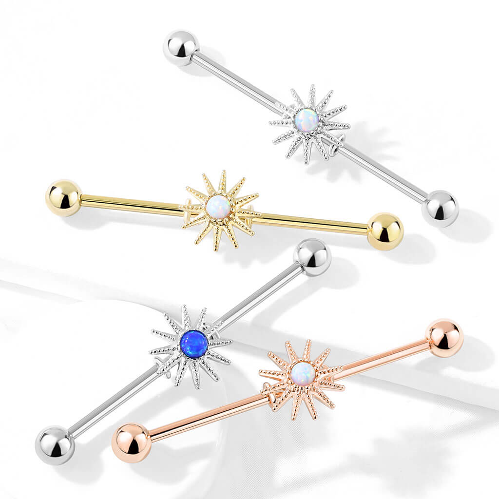 Industrial Barbell Sonne Zirkonia - Image 8