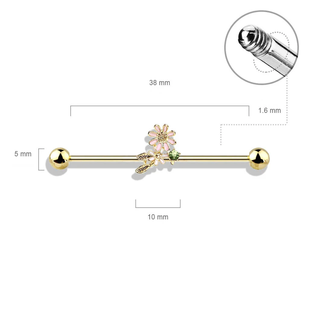 Industrial Barbell Blume Blatt - Image 3
