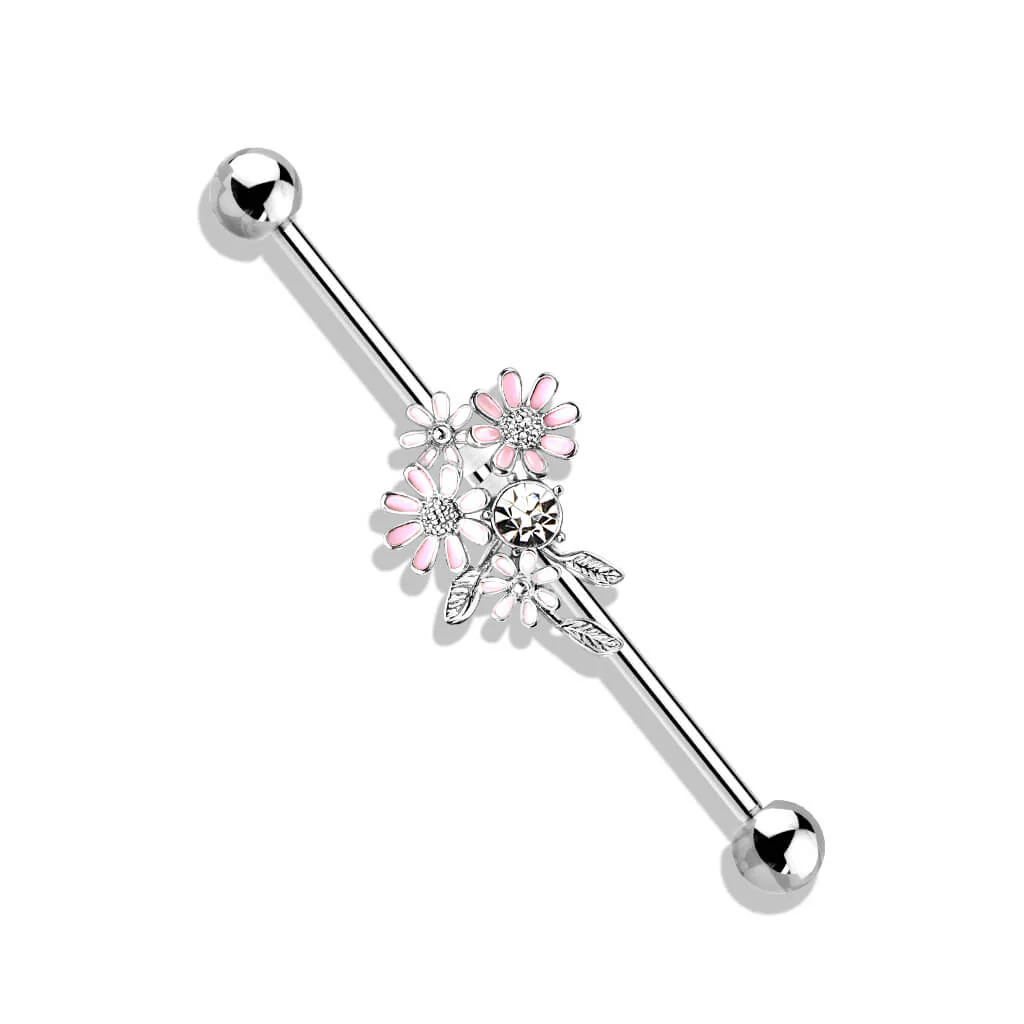 Industrial Barbell Blumenstrauß Zirkonia - Image 2