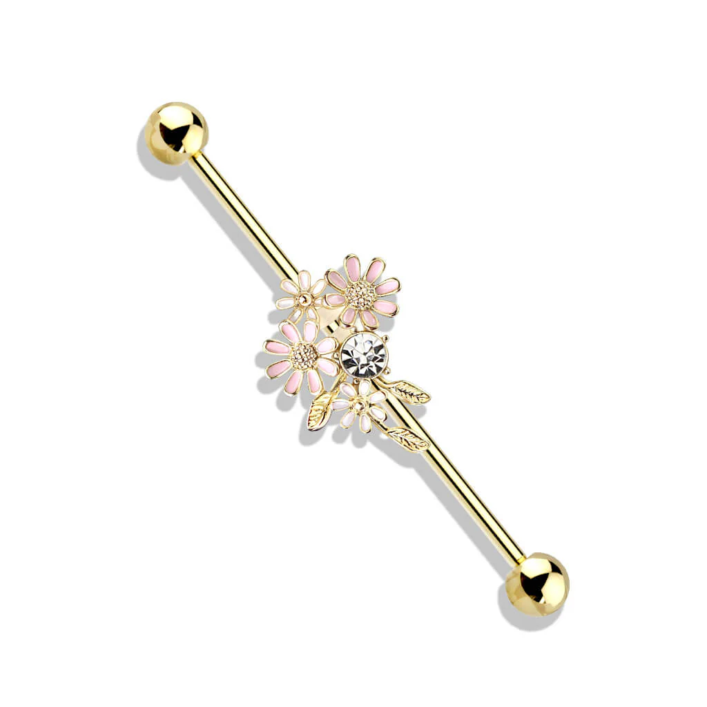 Industrial Barbell Blumenstrauß Zirkonia - Image 4