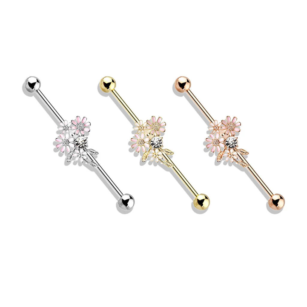 Industrial Barbell Blumenstrauß Zirkonia - Image 5