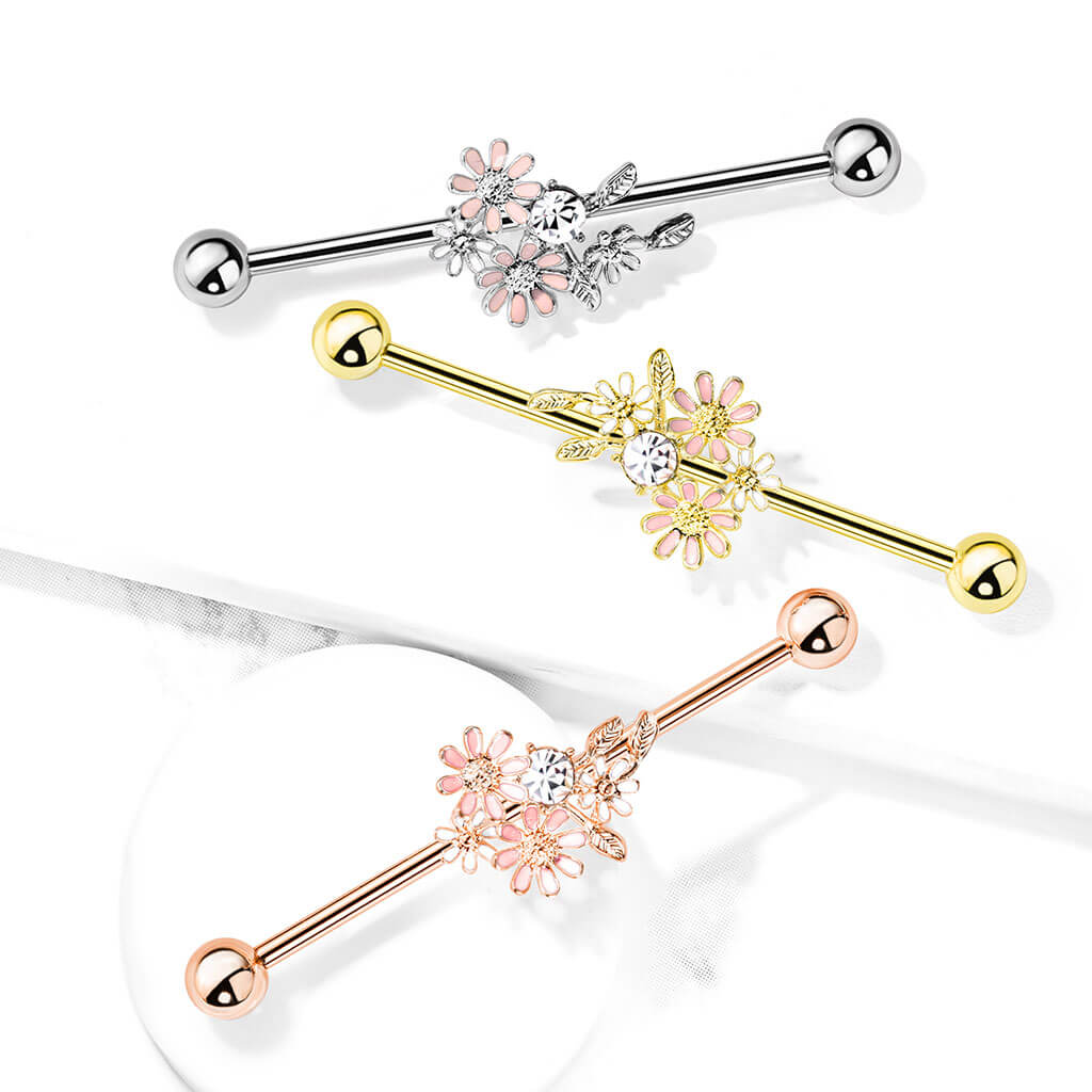 Industrial Barbell Blumenstrauß Zirkonia - Image 6