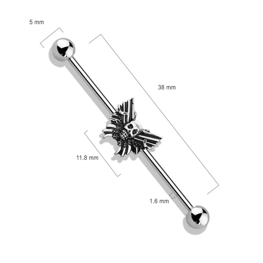 Industrial Barbell Schmetterling Totenkopf - Image 2
