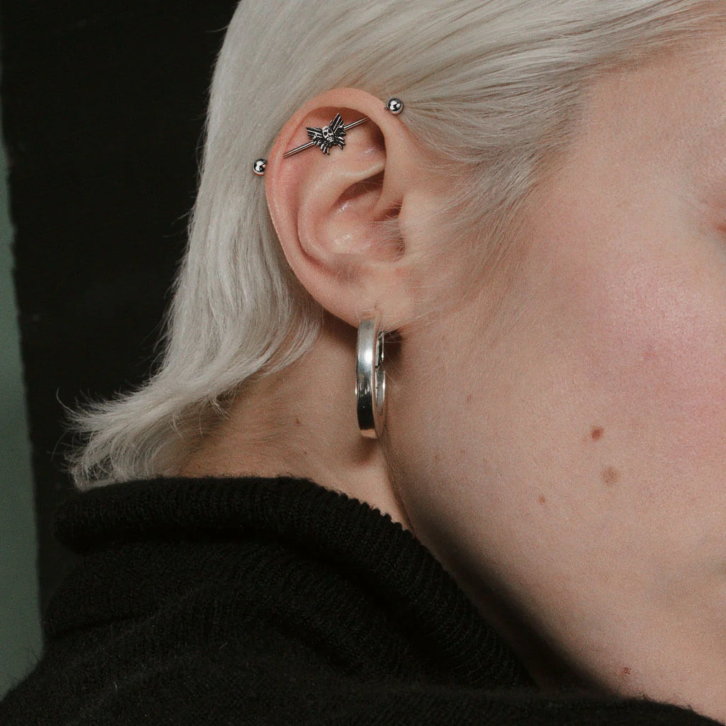 Industrial Barbell Schmetterling Totenkopf - Image 3