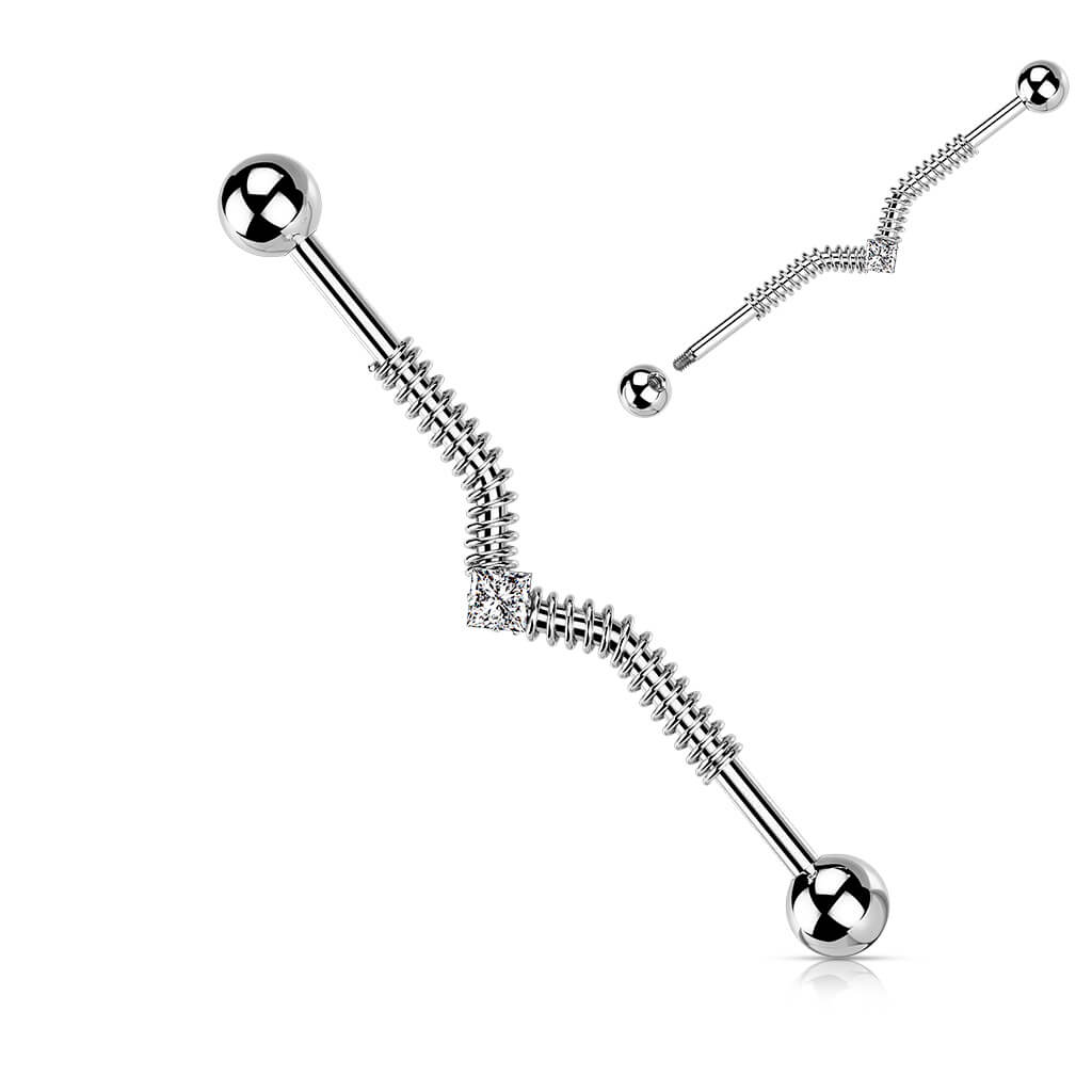 Industrial Barbell Springfeder Zirkonia - Image 6