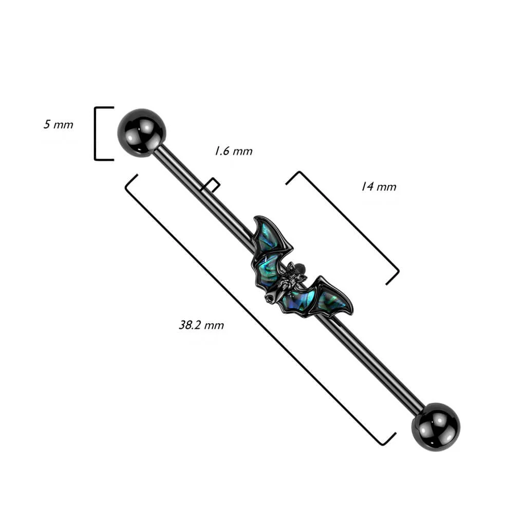 Industrial Barbell Fledermaus PVD - Image 3