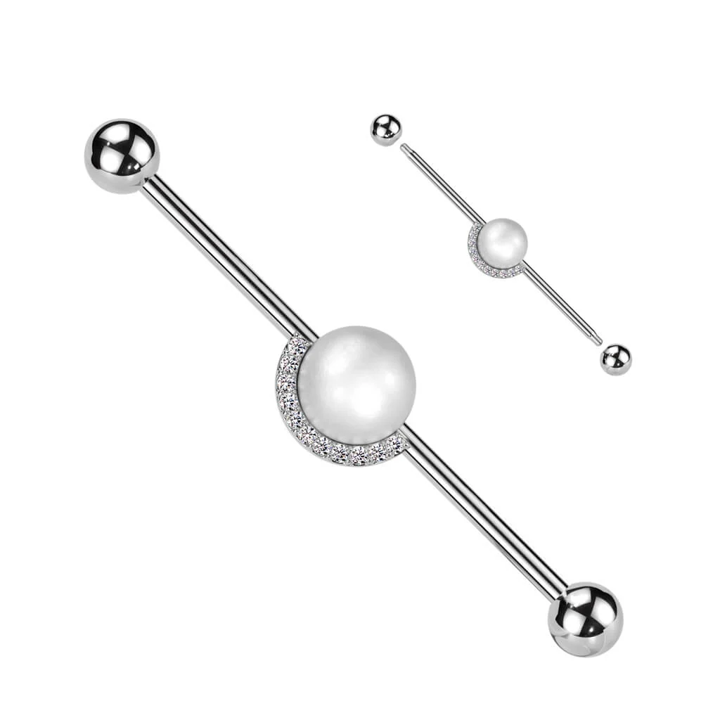 Industrial Barbell Perle Kugel Zirkonia - Image 4