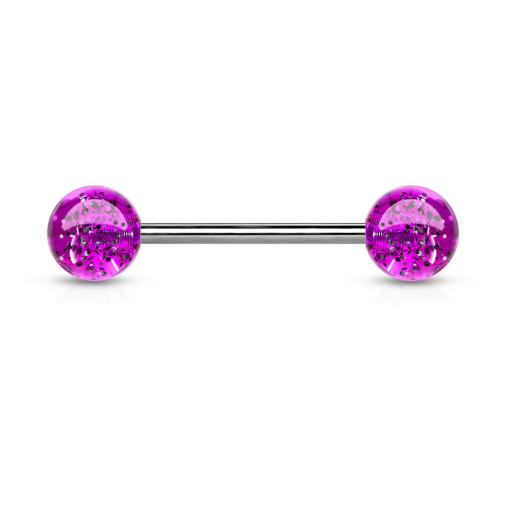 Barbell Acryl Glitzer Kugel - Image 4