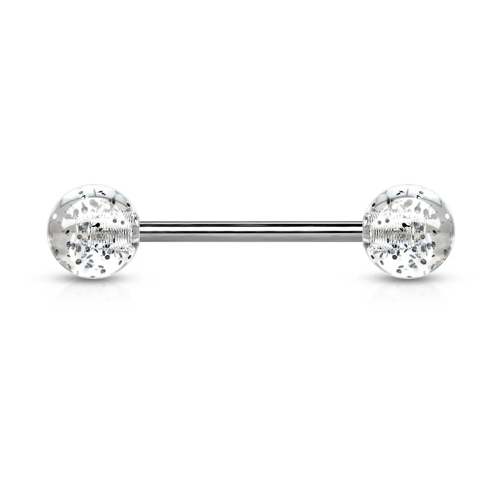 Barbell Acryl Glitzer Kugel - Image 6