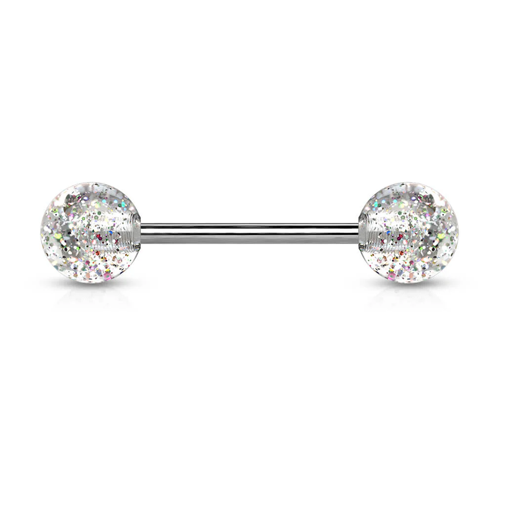 Barbell Acryl Ultra Glitzer Kugel - Image 4