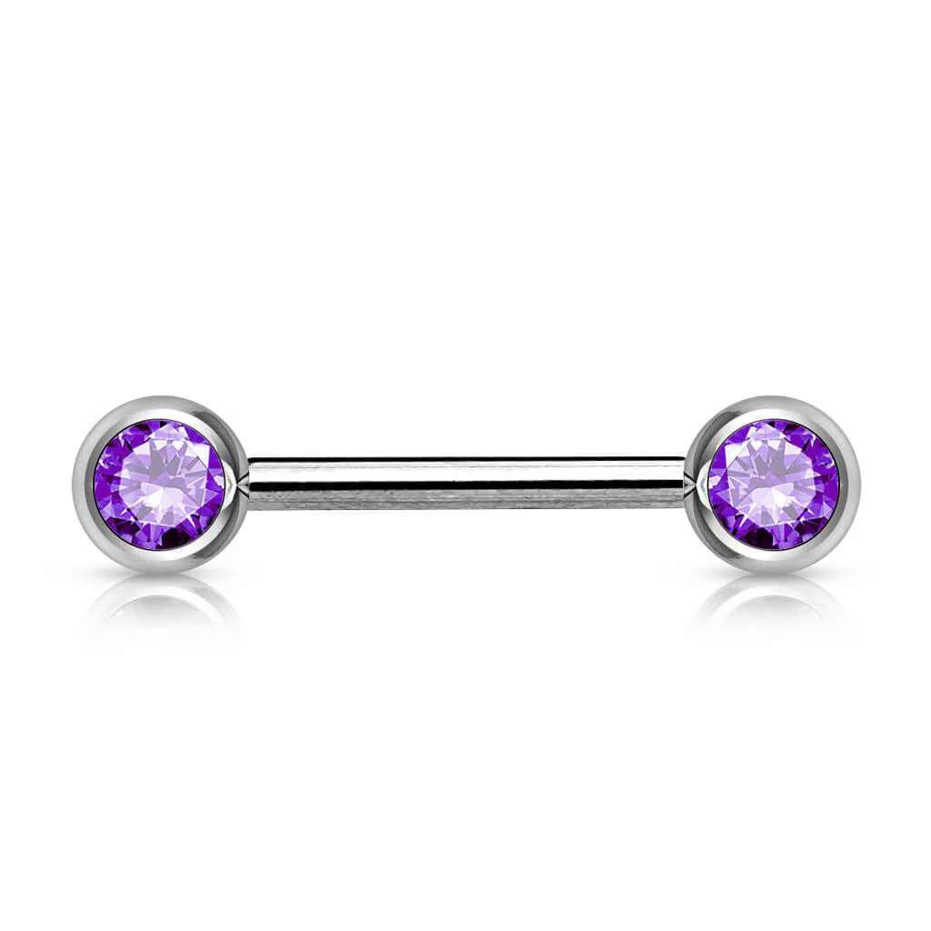 Nippelpiercing Kugel Zirkonia - Image 11