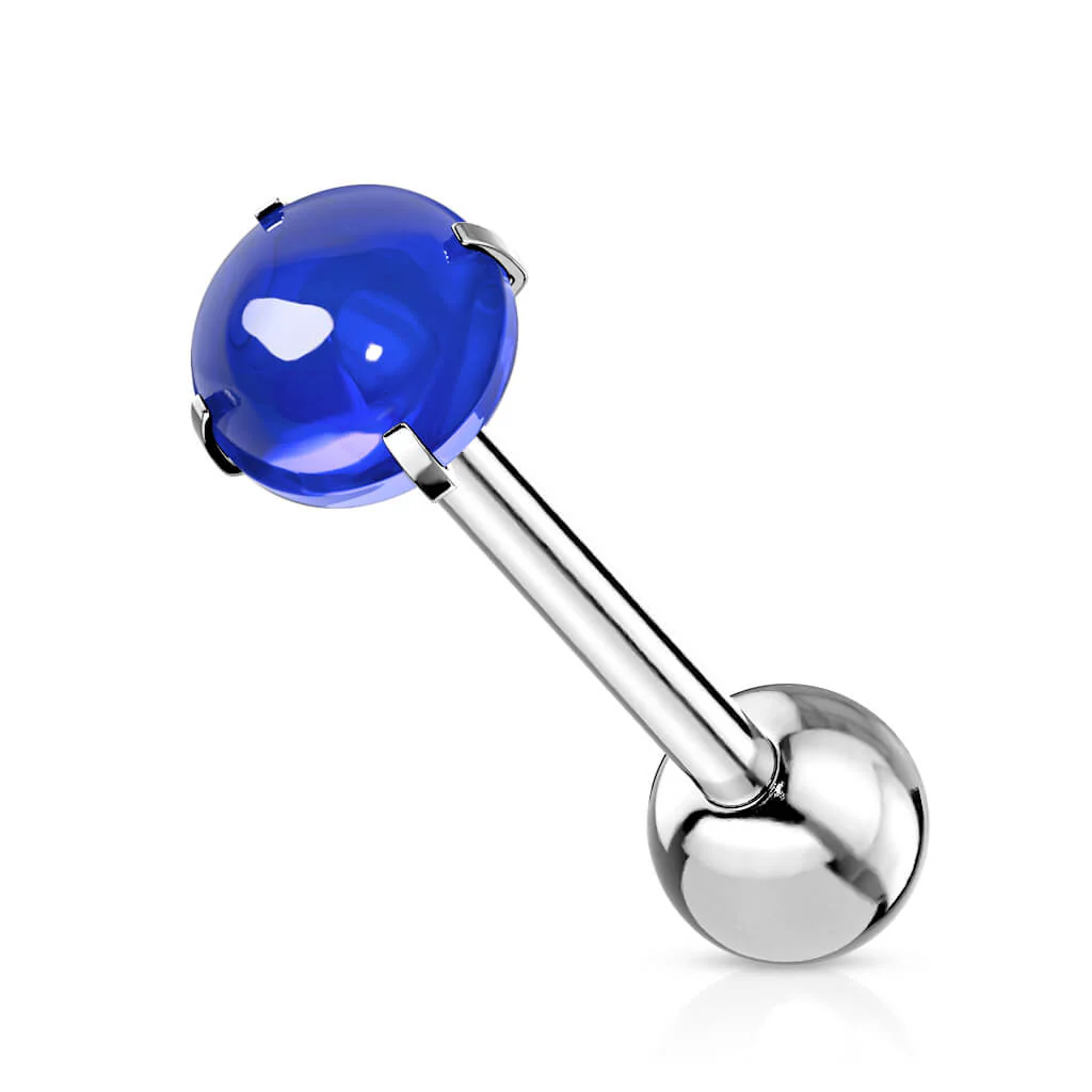 Zungenpiercing Cabochon Stein - Image 3