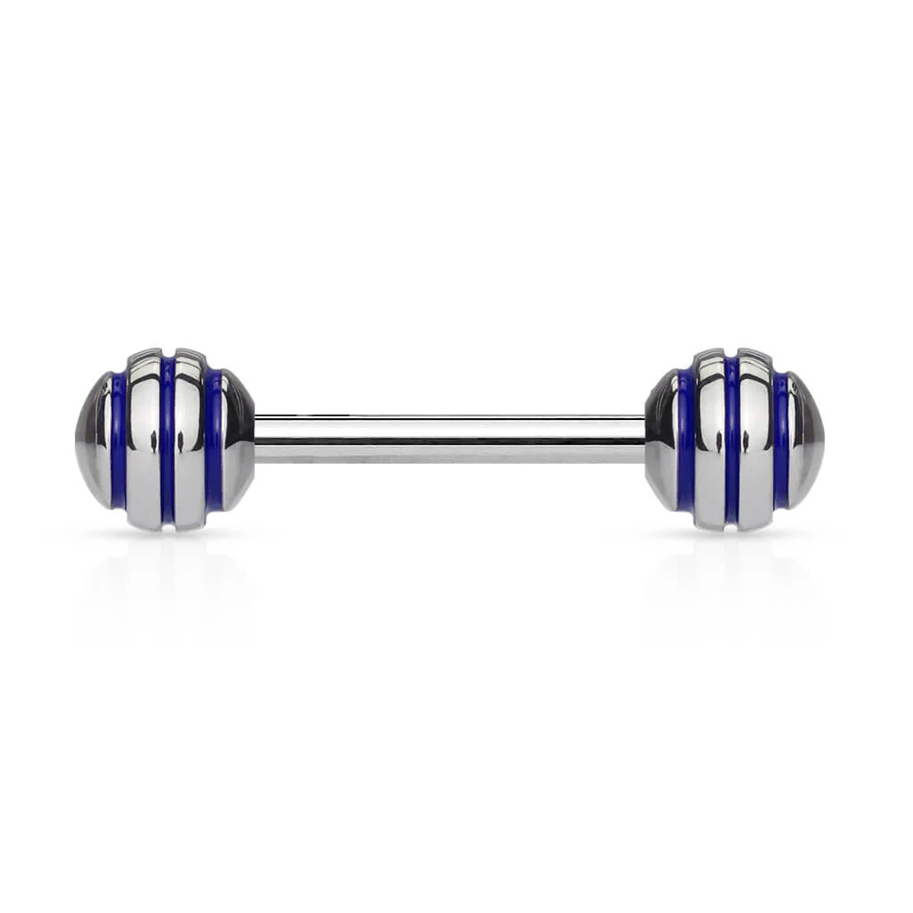 Barbell Kugel Streifen - Image 2