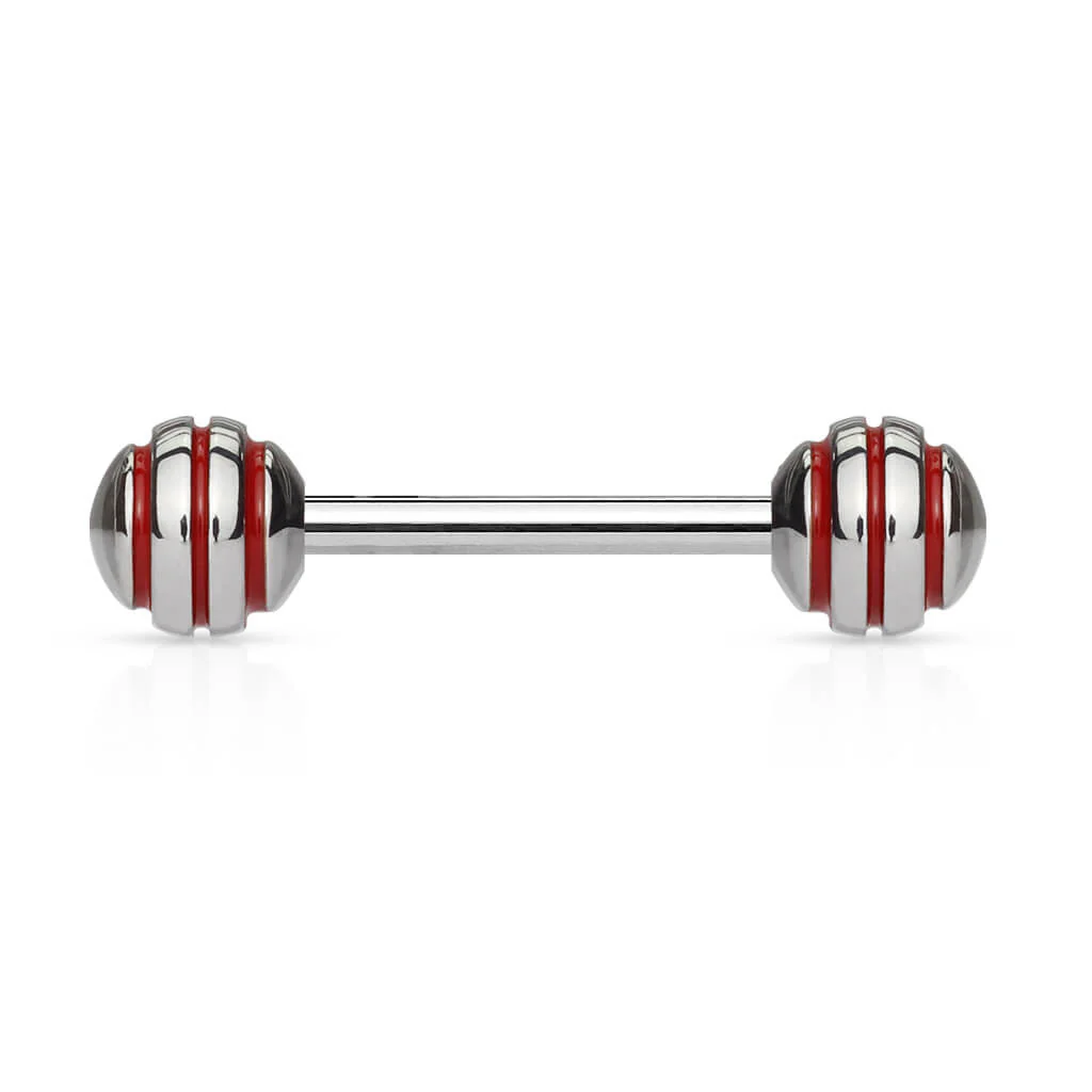 Barbell Kugel Streifen - Image 4