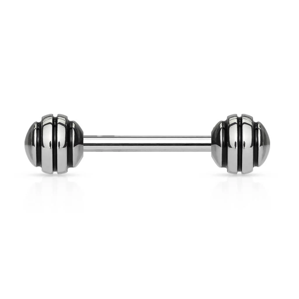 Barbell Kugel Streifen - Image 5