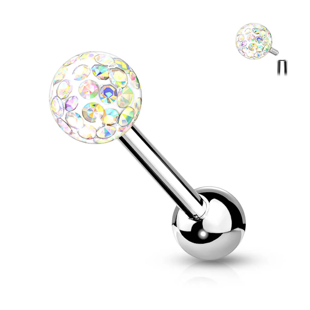 Barbell Kugel Glitzer Innengewinde - Image 3