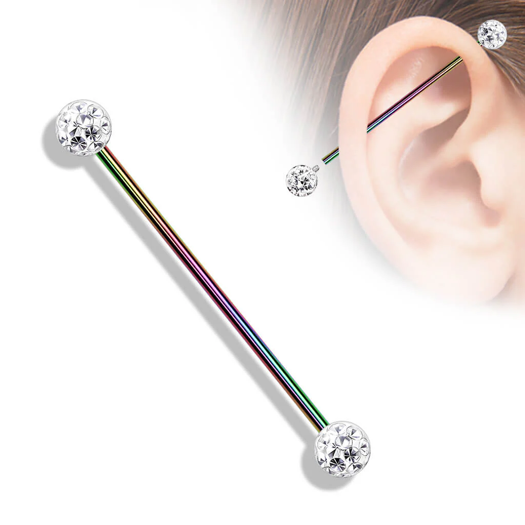 Industrial Barbell Kugel Glitzer Innengewinde - Image 11