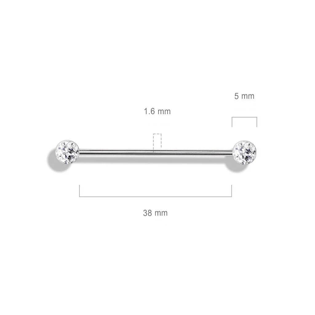 Industrial Barbell Kugel Glitzer Innengewinde - Image 3
