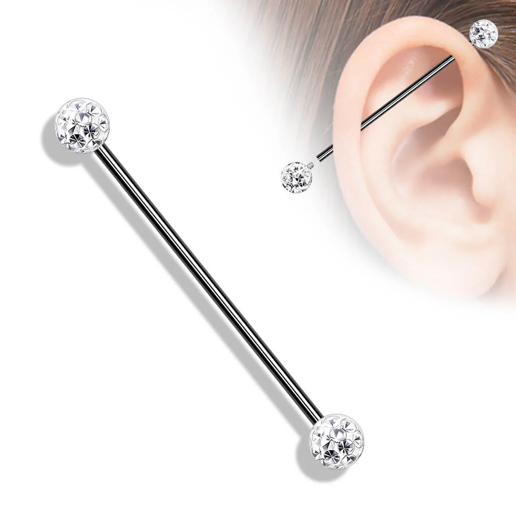 Industrial Barbell Kugel Glitzer Innengewinde - Image 8