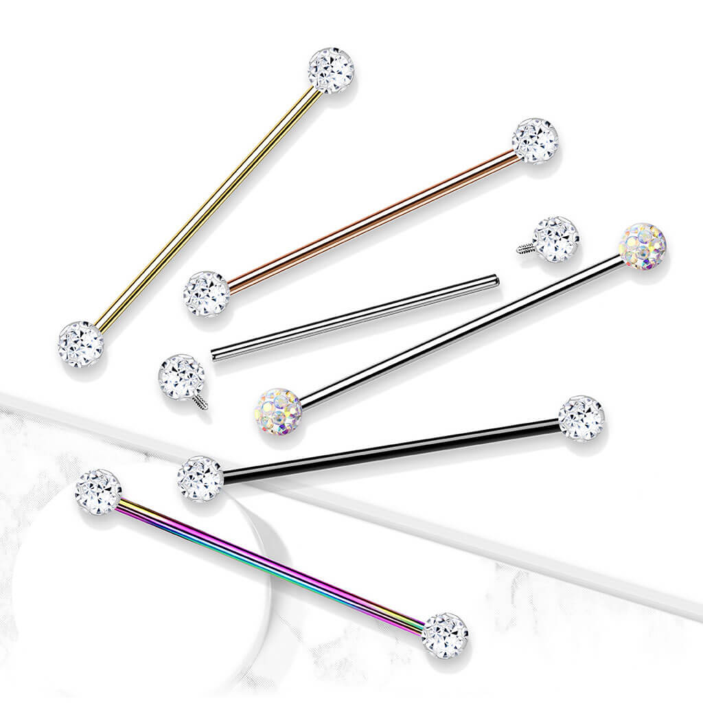 Industrial Barbell Kugel Glitzer Innengewinde - Image 9