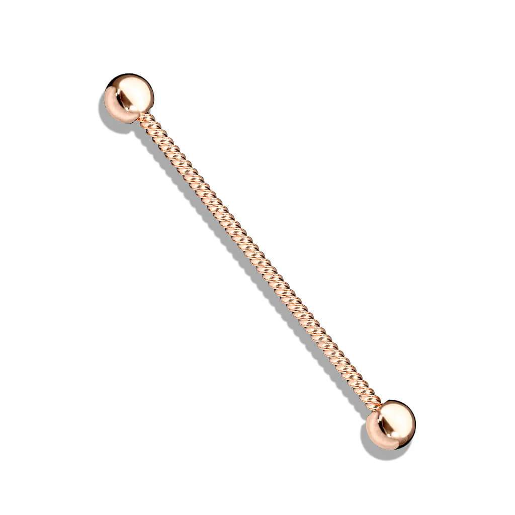 Industrial Barbell Kugel Silber Seil - Image 6