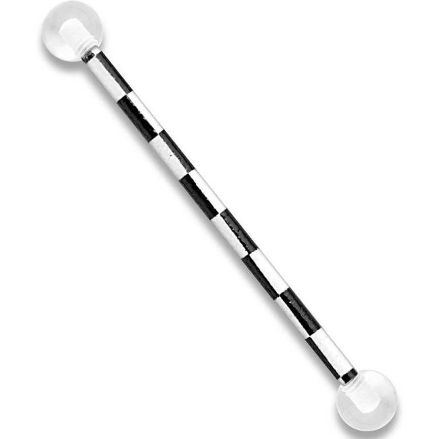 Industrial Barbell Karomuster Kugel Acryl