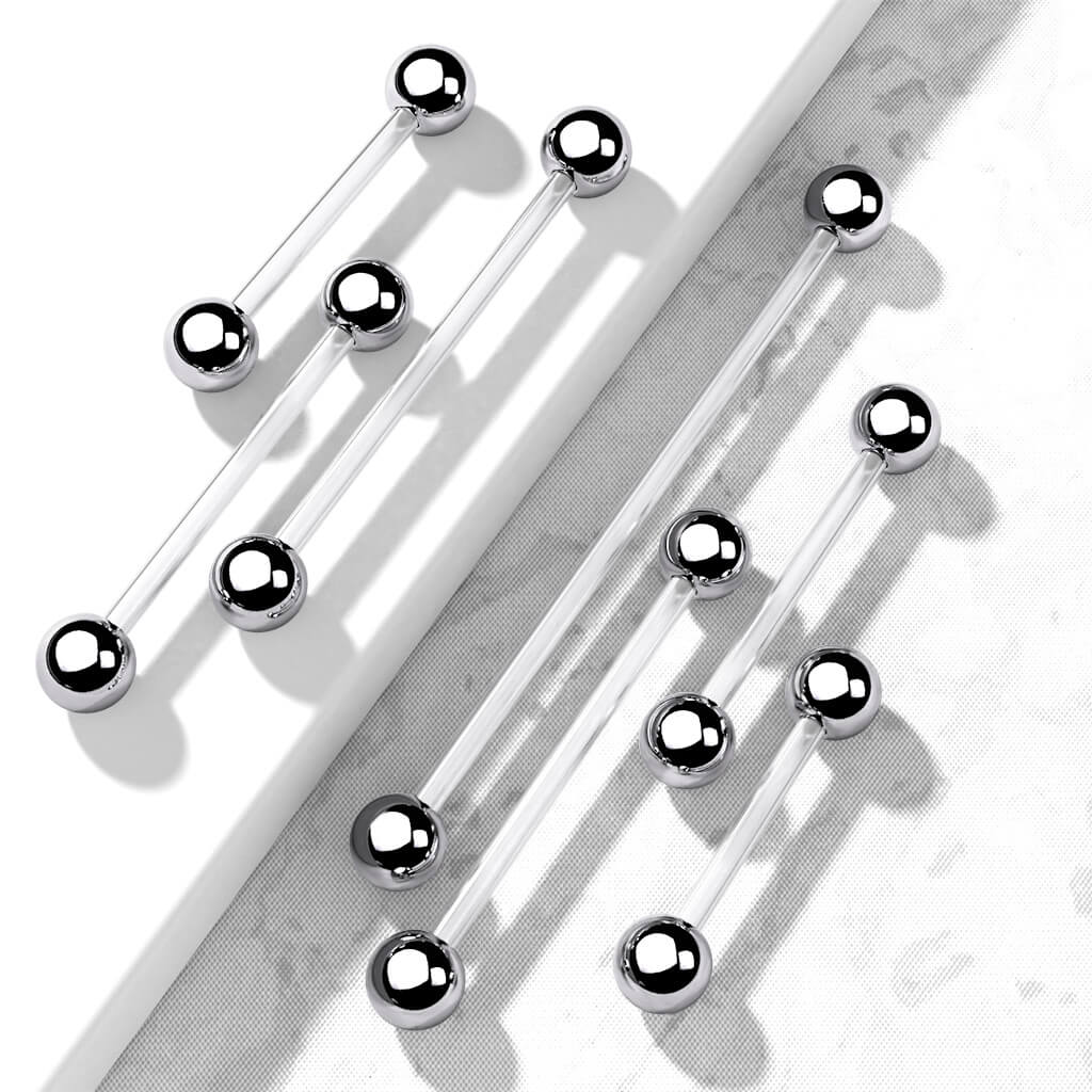 Barbell Kugel Silber - Image 2