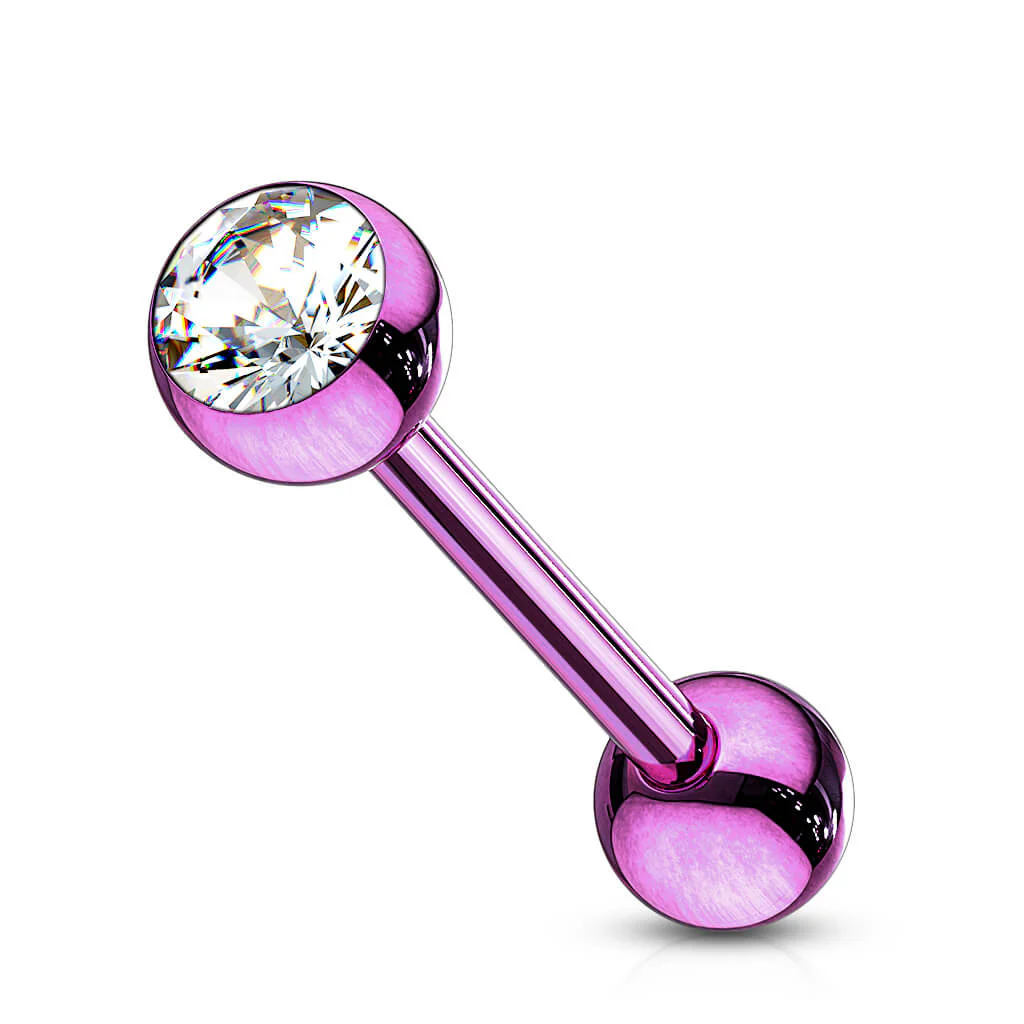 Barbell Kugel Zirkonia PVD - Image 12