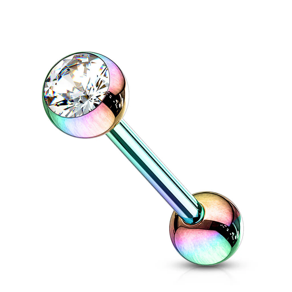 Barbell Kugel Zirkonia PVD - Image 8