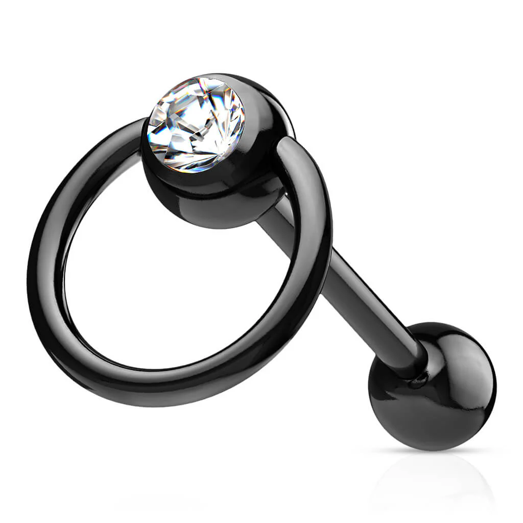 Zungenpiercing Sklavenring PVD - Image 4