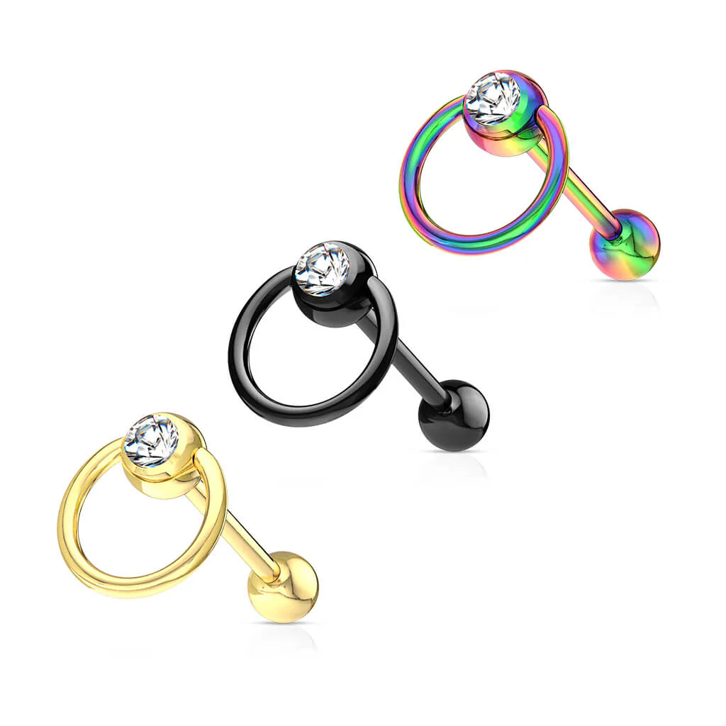 Zungenpiercing Sklavenring PVD - Image 5