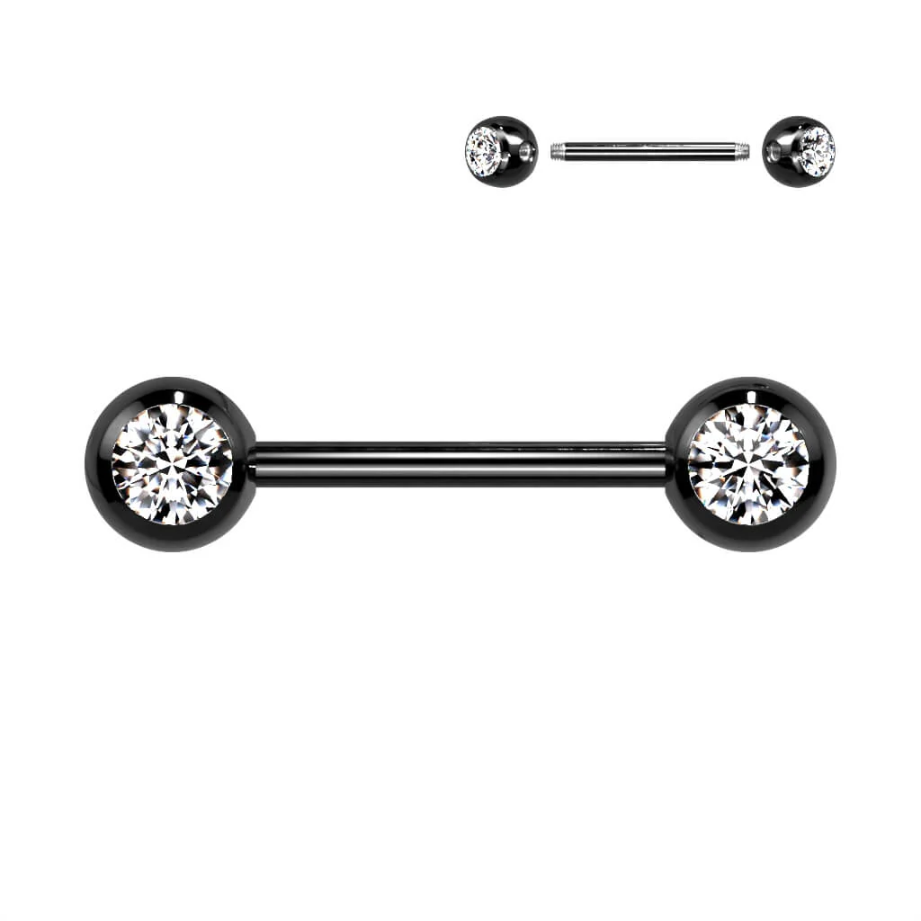 Nippelpiercing Kugel Zirkonia - Image 3